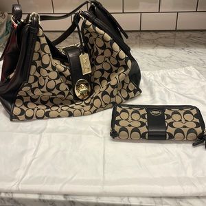 Coach purse and Wallet set